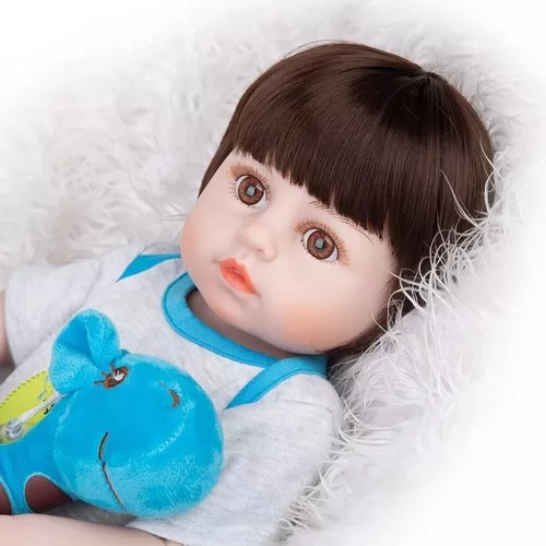 Bebê Reborn Menino De Silicone Com Girafinha