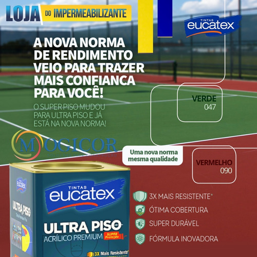 Imagem 5 de 6 de Tinta Acrílica 18l P/ Pisos Chão Premium Anti Mofo Durável