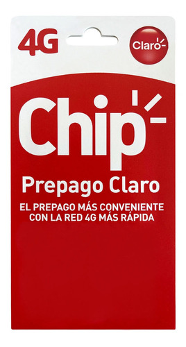 Chip Prepago Claro 5 Gb + 300 Min | Lifemax
