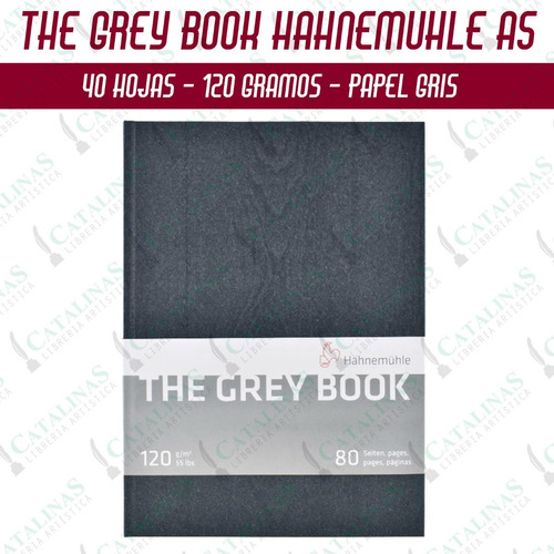 The Grey Book Hahnemuhle 120gms A5 80hojas 8681 Microcentro