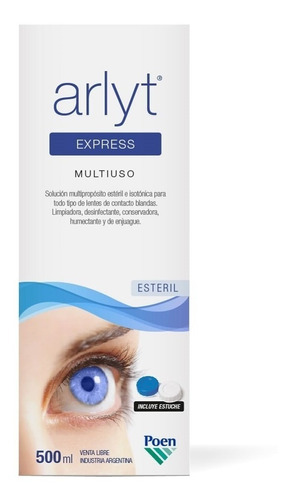 Solución Arlyt Express Multipropósito Lentes 500ml