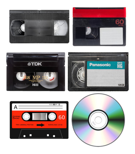 Cassettes De Video Y Audio, Cd Y Dvd Digitalización