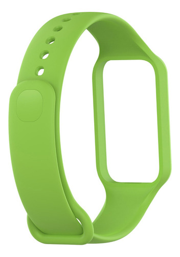 Pulseira Colorida De Silicone Para Xiaomi Mi Band 8 Active Cor Verde