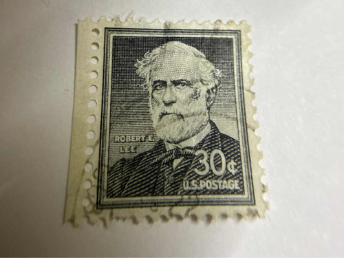 Sello Postal Usa Robert Edward Lee 1954