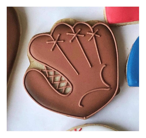 Cortadores De Galletas De Béisbol 3-pc Set Hecho En Los Ee