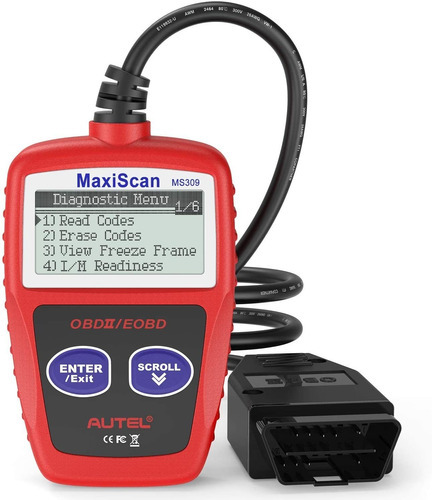 Maxiscan Ms309 Obd2 Escáner Moticante Código Código ...