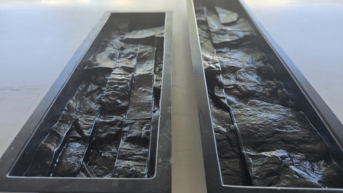 Molde Plastico Ultra Resistente Para Piedra Cultivada Alta Forma Rectangular