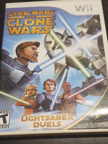 Star Wars The Clone Wars Ligthsaber Duele Juego Para Wii (Usado)