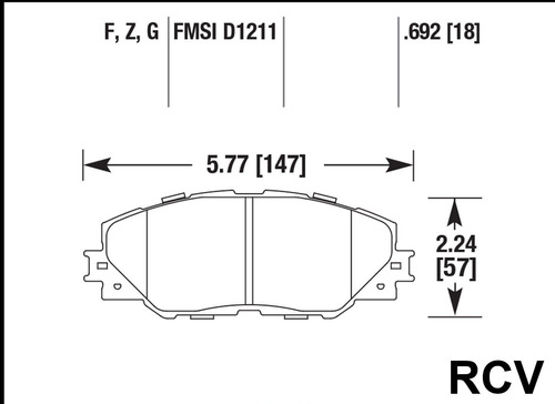 Balatas Disco  Delantera Para Scion Tc   2015