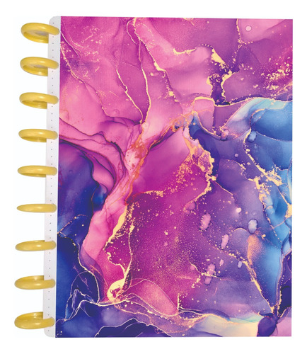 Cuaderno Discos T/frances 80hjs 105grs Pastadura 2 Separador Marmol Galaxy