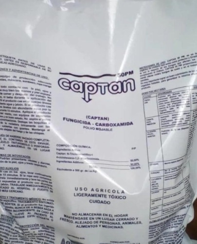 Imagen 1 de 1 de Captan 50pm. Fungicida 1 Kg. Uso Agricola.