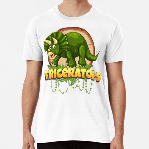 Remera Los Dinosaurios Triceratops Son Increíbles Algodon Pr