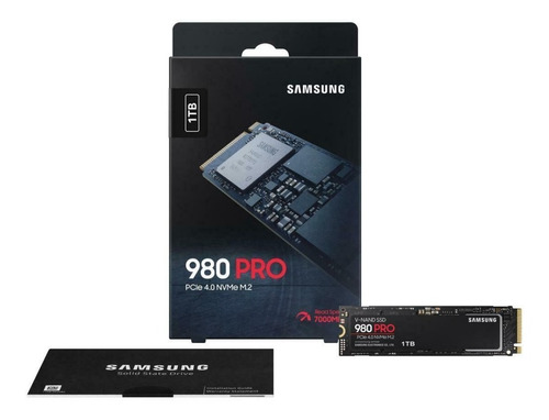 Samsung 980 Pro Pcie 4.0 Nvme M.2 Ssd 1tb