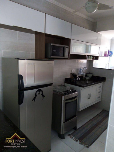 Imagem 11 de 13 de Apartamento Com 1 Dormitório À Venda, 50 M² Por R$ 315.000,00 - Canto Do Forte - Praia Grande/sp - Ap4119