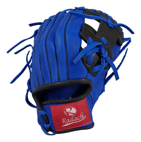 Guante De Béisbol Radach Pro 11.25 Derecho Azul Negro