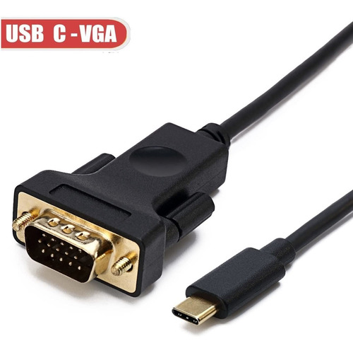 Usb-c A Vga, Cabledeconn Thunderbolt 3 Tipo C A Vga Cable...