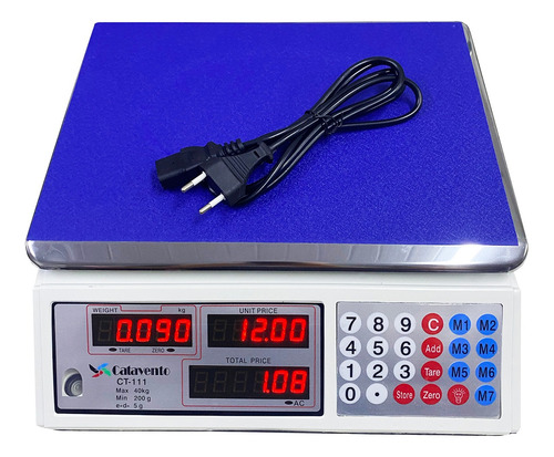 Imagem 3 de 6 de Balança Eletrônica Digital 40kg Bivolt Precisão Nova Promoçã