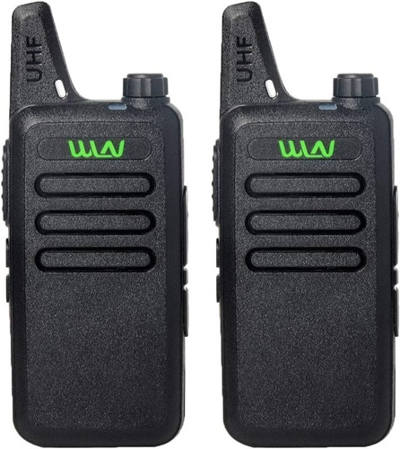 Mini Walkie Talkie Uhf Radio De Dos Vía
