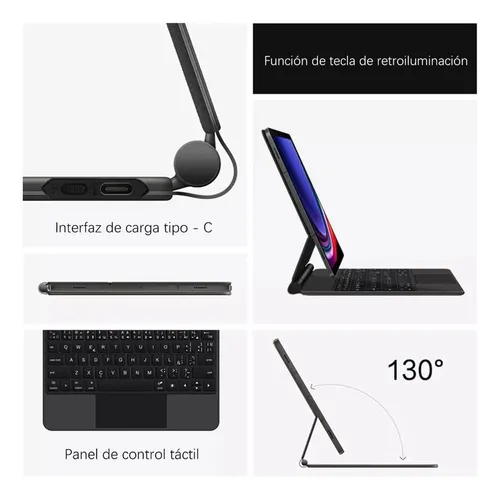 Magic Keyboard For Samsung Galaxy Tab S9+ Fe+ S8+ S7+
