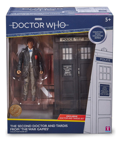 Doctor Who 2nd Dr & Tardis Set - Figura De Acción Clásica.