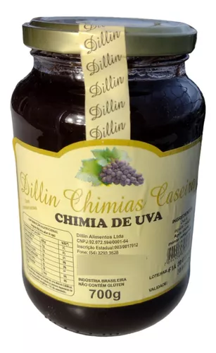 Geleia Artesanal de Uva (uvada) Sabor do Campo 680g - Sabor do Campo  Produtos Coloniais