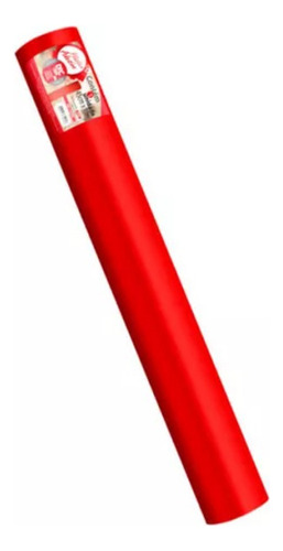 Plastico Adesivo Rolo 10 Metros Envelopamento Moveis Lavavel Cor Vermelho