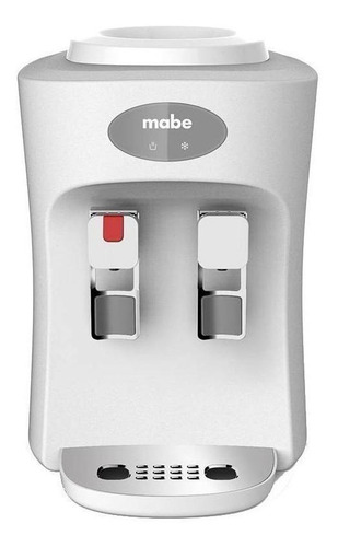 Dispensador De Agua Mabe Emm2pb Blanco 2 Grifos 19l De Mesa Blanco