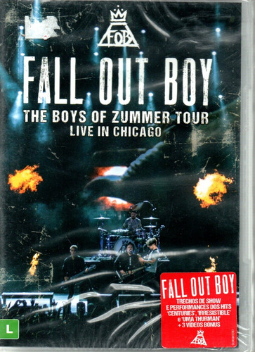 Dvd - Fall Out Boy - The Boys Of Zummer Tour - Lacrado