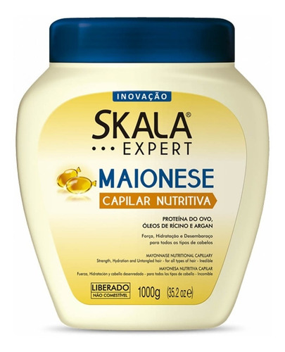 Kit 6un Creme Hidratante Skala 1kg - Pote Vegano