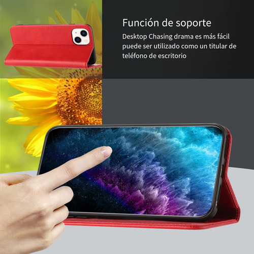 Funda Tipo Cartera Magnética Para Samsung Galaxy A11 Eu/m01s/a10s Con Bloqueo Rfid