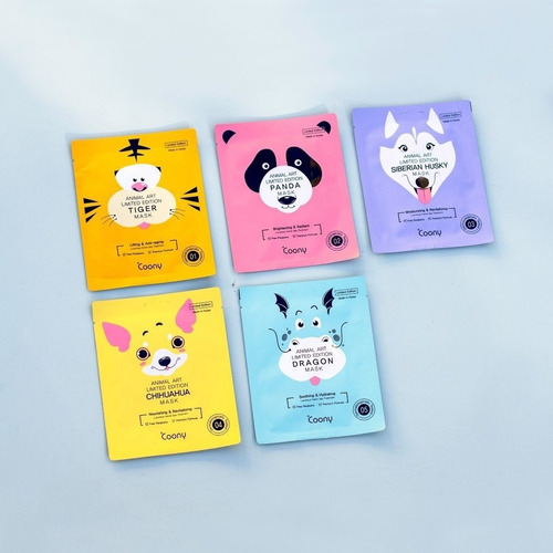 Imagen 3 de 3 de Coony Animal Art Siberian Mask - Hidratante