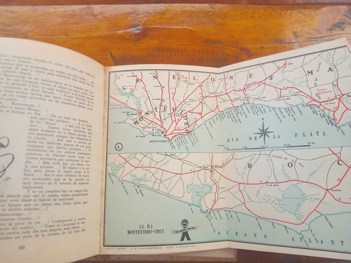Guía De Turismo Del Uruguay Antigua 1954 Mapas Y Propagandas (Usado)