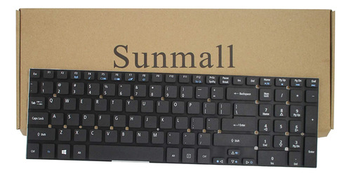 Sunmall Teclado Sin Marco De Repuesto Para Acer Aspire 5755 