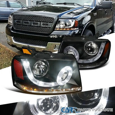 Fits 04-08 F150 06-08 Mark Lt Black Smd Led Halo Project Ttx