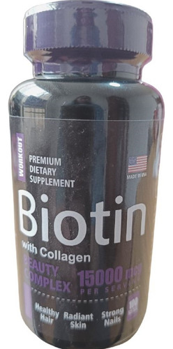 Biotin Y Colageno 1500 Mg. - Unidad a $799