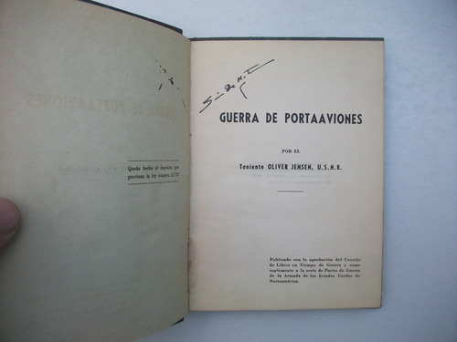 Guerra De Portaaviones - Teniente Oliver Jensen