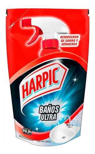 Limpiador De Baños Líquido Harpic Ultra 500ml