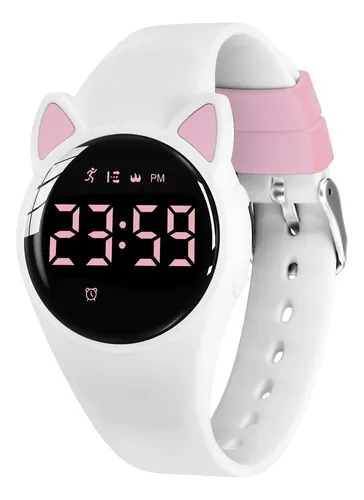 Reloj Digital Ni os Fitness Con Contador De Pasos Y Calor as