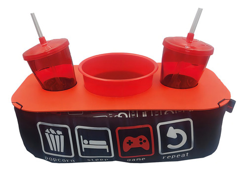 Kit Pipoca Almofada Para Assistir Filmes Game