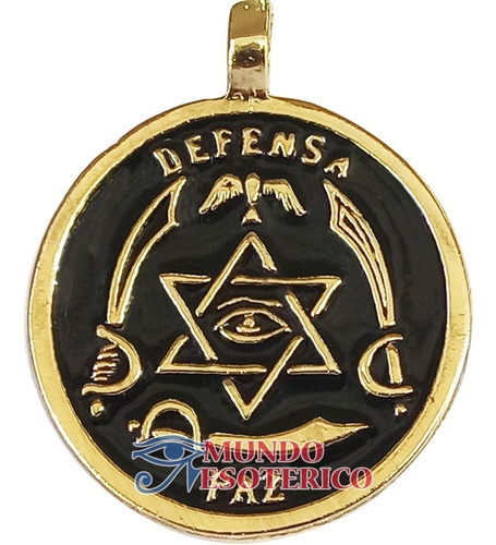 Talisman Defensa Y Paz Con Tetragramaton 2.8 Cm