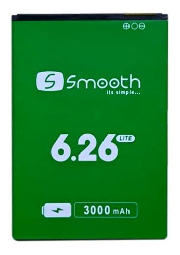 Imagen 1 de 1 de Batería Pila Smooth 6.26 Lite (3.000mah)