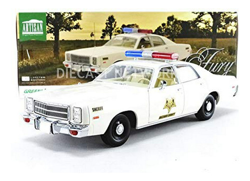 Coche Miniatura 1977 Plymouth Fury, Sheriff Hazzard.