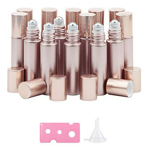 Contenedor Rellenable - Kesell 14 Pack 10ml Matte Rose Gold 