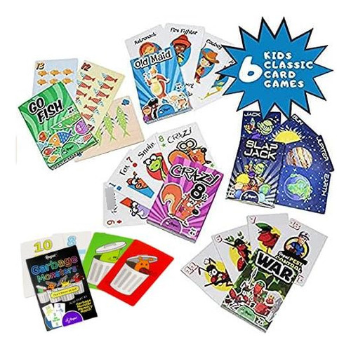 Juegos De Cartas Clásicos Varios Old Maid Go Fish Slapjack