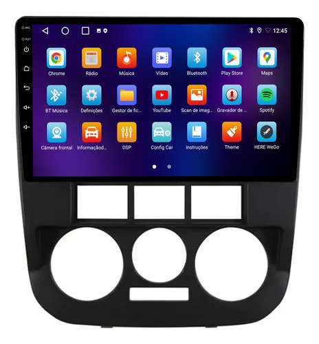 Central Multimidia Gol G4 9p Android 14 Carplay 4gb 64gb