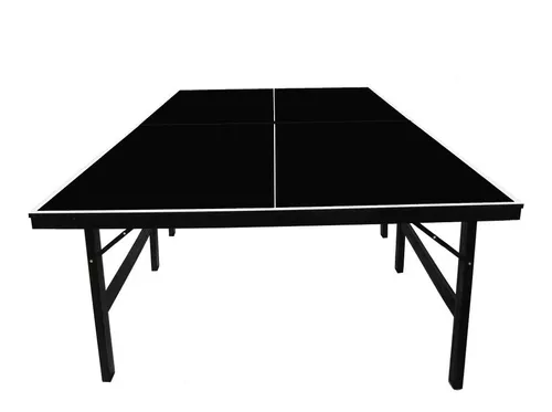 Mesa de ping pong Klopf 1010 fabricada em MDP cor preto