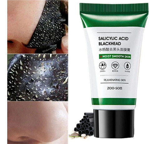 Mascarilla Negra Peel Off Elimina Poros Puntos Negros Acné Tipo de piel Normal