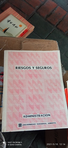 Libro Riesgos Y Seguros. Administración. Universidad Abierta