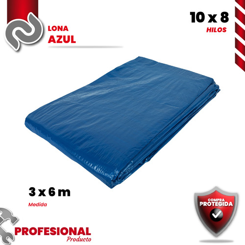 Lona 3.0 X 6.0 M, Azul, Ultra 41920