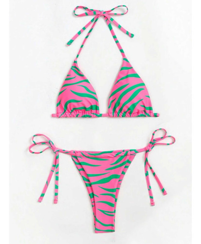 Bikini Traje De Baño De Zebra